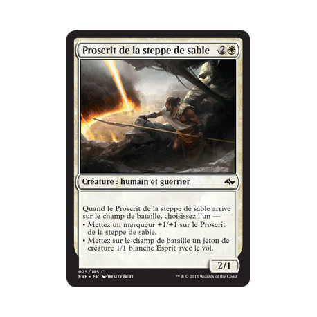 (Foil) Blanche - Proscrit de la steppe de sable (C) [FRF]