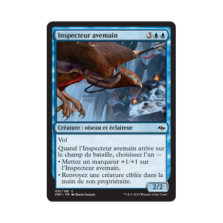 (Foil) Bleue - Inspecteur avemain (C) [FRF]