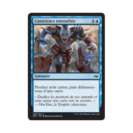 (Foil) Bleue - Conscience intensifiée (C) [FRF]