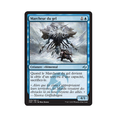 (Foil) Bleue - Marcheur du gel (U) [FRF]