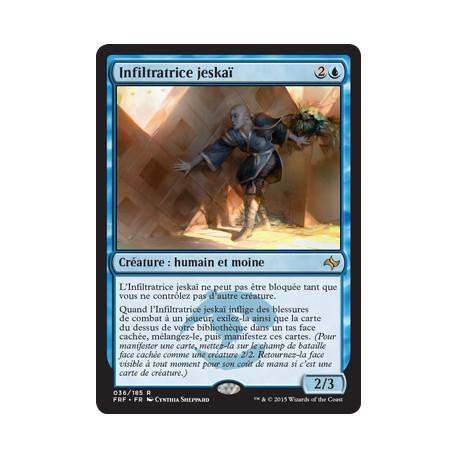 (Foil) Bleue - Infiltratrice jeskaï (R) [FRF]