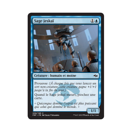(Foil) Bleue - Sage jeskaï (C) [FRF]