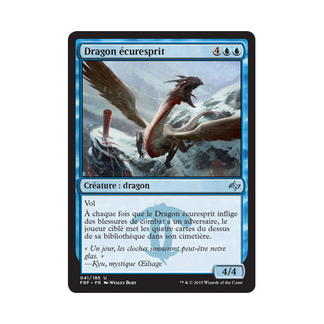 (Foil) Bleue - Dragon écuresprit (U) [FRF]