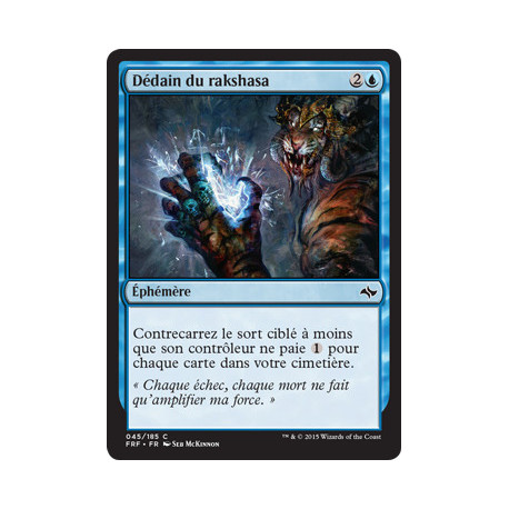 (Foil) Bleue - Dédain du rakshasa (C) [FRF]