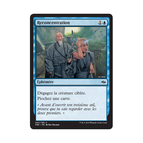 (Foil) Bleue - Reconcentration (C) [FRF]