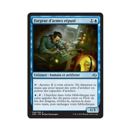 (Foil) Bleue - Forgeur d'armes réputé (U) [FRF]