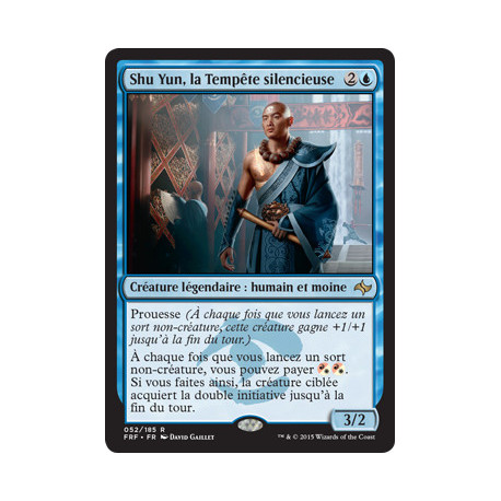 (Foil) Bleue - Shu Yun, la Tempête silencieuse (R) [FRF]