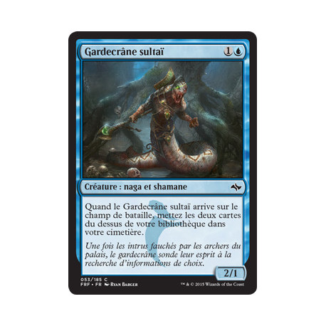 (Foil) Bleue - Gardecrâne sultaï (C) [FRF]