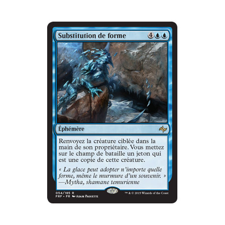 (Foil) Bleue - Substitution de forme (R) [FRF]