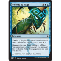 (Foil) Bleue - Volonté du naga (C) [FRF]