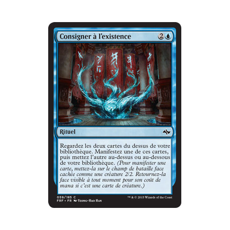 (Foil) Bleue - Consigner à l'existence (C) [FRF]