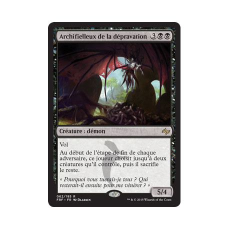 (Foil) Noire - Archifielleux de la dépravation (R) [FRF]