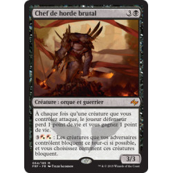 (Foil) Noire - Chef de horde brutal (M) [FRF]