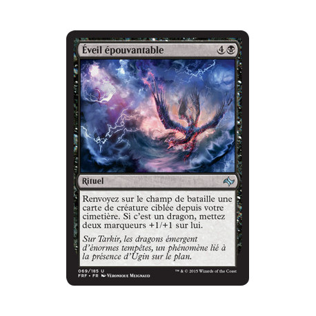(Foil) Noire - Éveil épouvantable (U) [FRF]