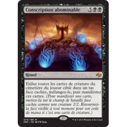 (Foil) Noire - Conscription abominable (M) [FRF]