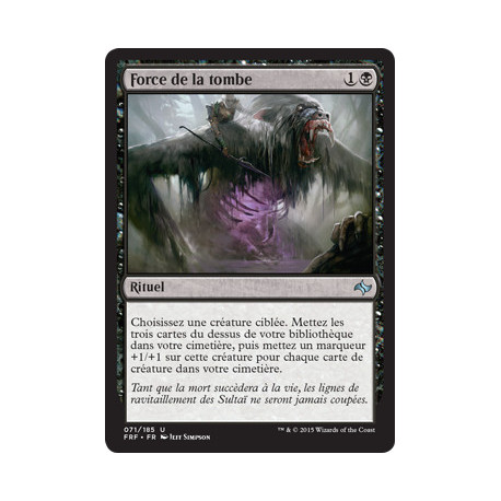 (Foil) Noire - Force de la tombe (U) [FRF]