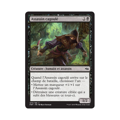(Foil) Noire - Assassin cagoulé (C) [FRF]