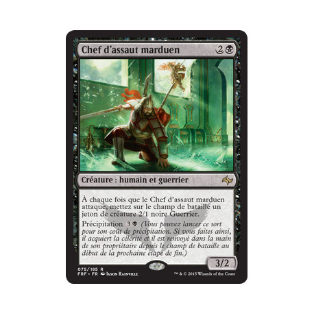 (Foil) Noire - Chef d'assaut marduen (R) [FRF]