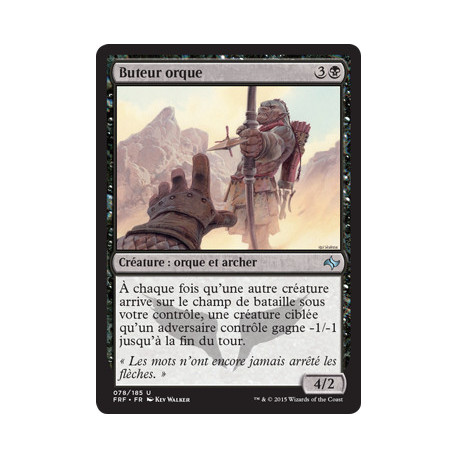 (Foil) Noire - Buteur orque (U) [FRF]