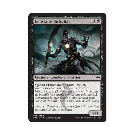 (Foil) Noire - Émissaire de Sultaï (C) [FRF]
