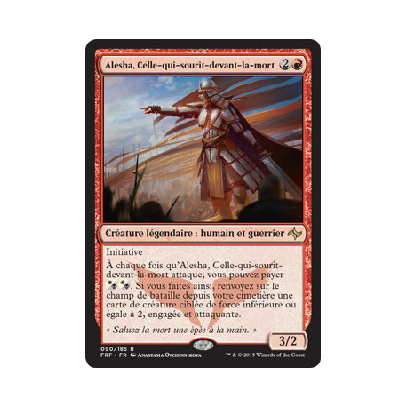 (Foil) Rouge - Alesha, Celle-qui-sourit-devant-la-mort (R) [FRF]