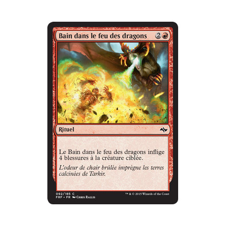 (Foil) Rouge - Bain dans le feu des dragons (C) [FRF]