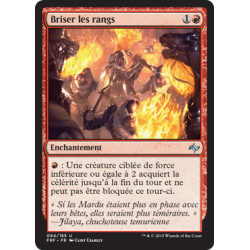 (Foil) Rouge - Briser les rangs (U) [FRF]
