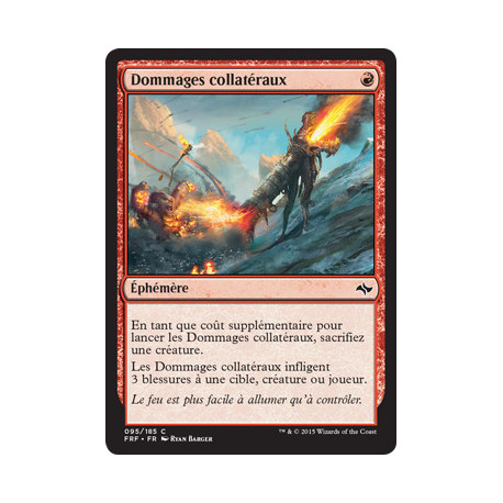 (Foil) Rouge - Dommages collatéraux (C) [FRF]