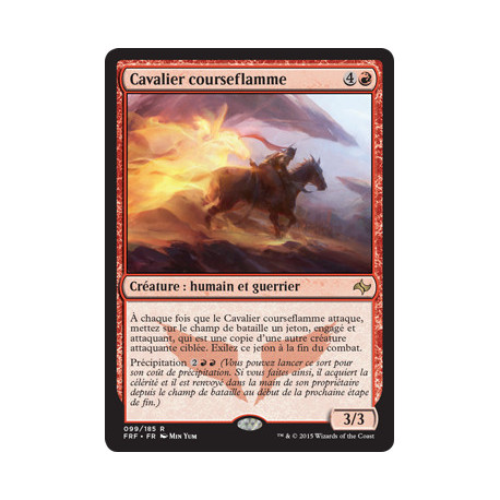 (Foil) Rouge - Cavalier courseflamme (R) [FRF]