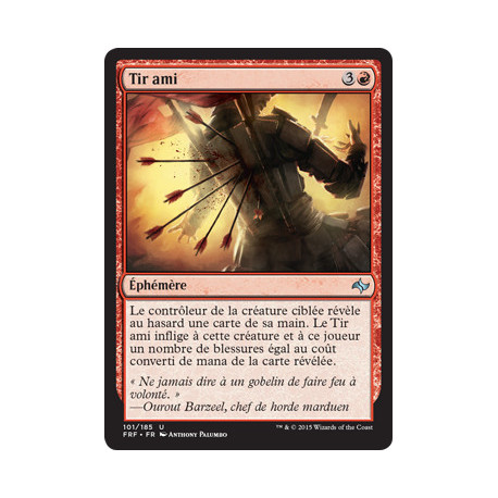 (Foil) Rouge - Tir ami (U) [FRF]