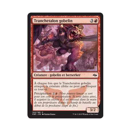 (Foil) Rouge - Tranchetalon gobelin (C) [FRF]