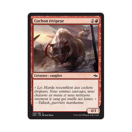 (Foil) Rouge - Cochon étripeur (C) [FRF]