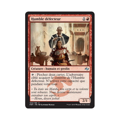 (Foil) Rouge - Humble défecteur (U) [FRF]