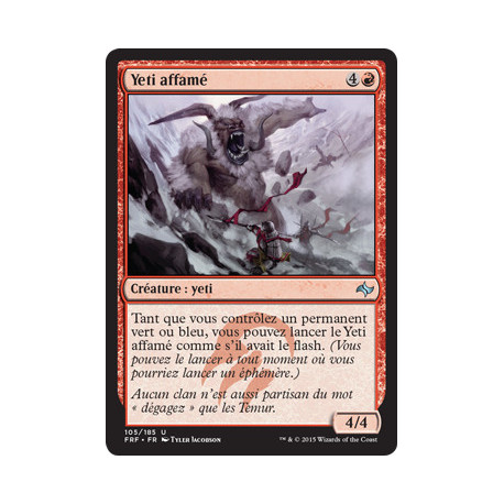 (Foil) Rouge - Yeti affamé (U) [FRF]