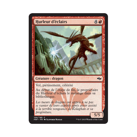 (Foil) Rouge - Hurleur d'éclairs (C) [FRF]
