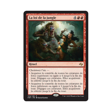 (Foil) Rouge - La loi de la jungle (R) [FRF]