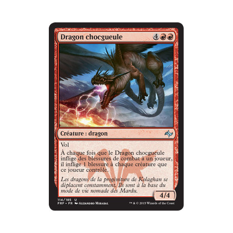 (Foil) Rouge - Dragon chocgueule (U) [FRF]