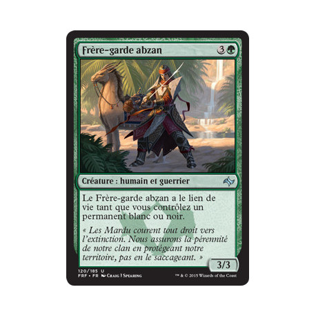 (Foil) Verte - Frère-garde abzan (U) [FRF]