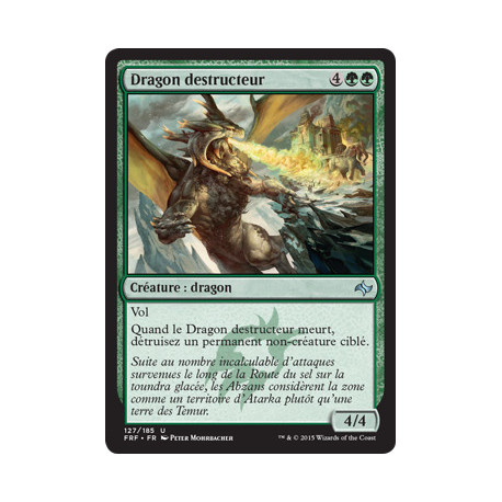 (Foil) Verte - Dragon destructeur (U) [FRF]