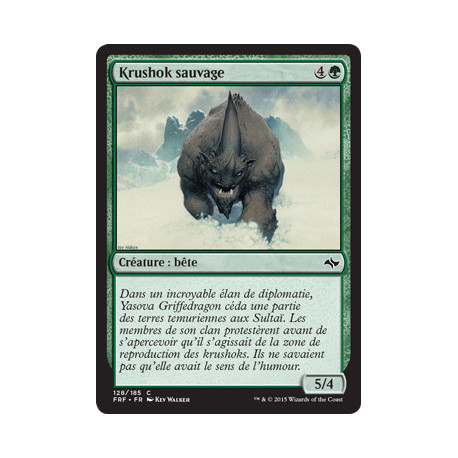 (Foil) Verte - Krushok sauvage (C) [FRF]
