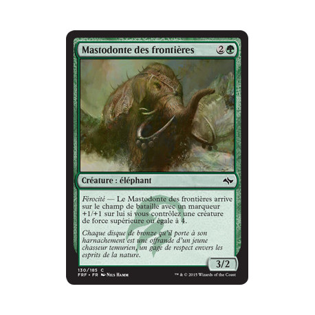 (Foil) Verte - Mastodonte des frontières (C) [FRF]