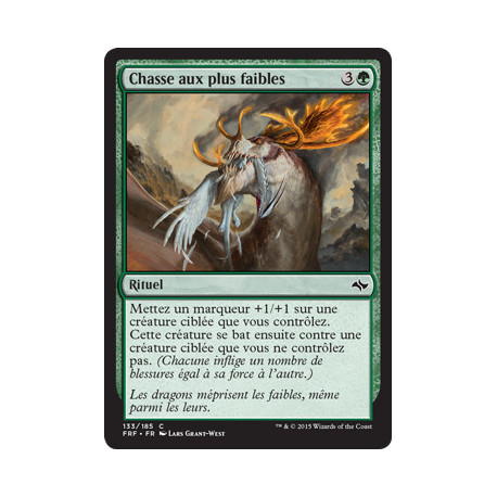 (Foil) Verte - Chasse aux plus faibles (C) [FRF]