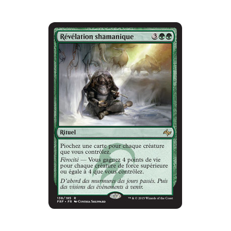 (Foil) Verte - Révélation shamanique (R) [FRF]