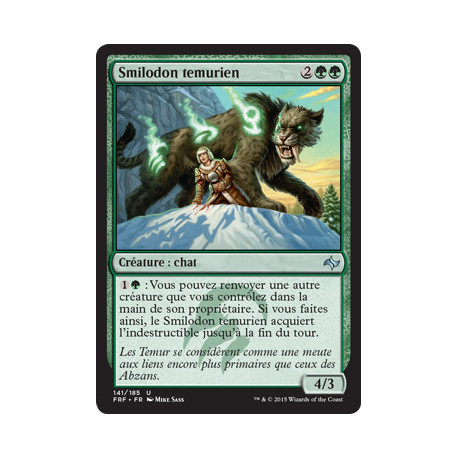 (Foil) Verte - Smilodon temurien (U) [FRF]