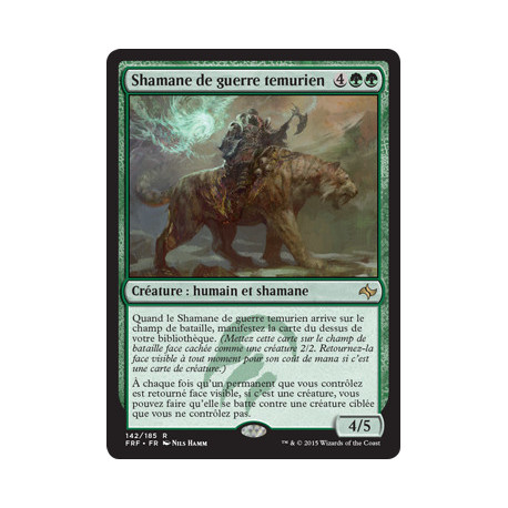 (Foil) Verte - Shamane de guerre temurien (R) [FRF]