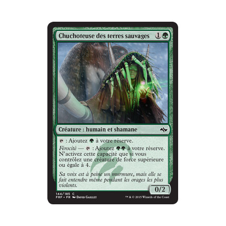 (Foil) Verte - Chuchoteuse des terres sauvages (C) [FRF]