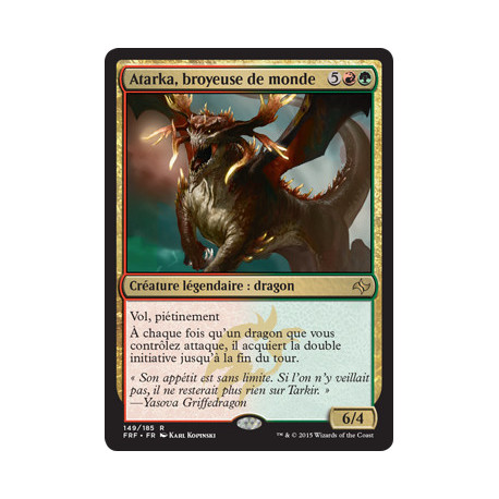(Foil) Multicolore - Atarka, broyeuse de monde (R) [FRF]