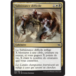 (Foil) Multicolore - Subsistance difficile (C) [FRF]