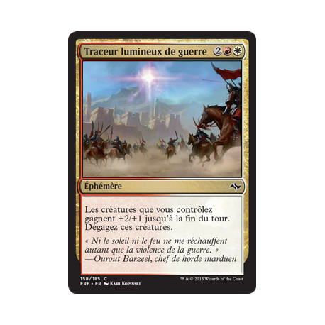 (Foil) Multicolore - Traceur lumineux de guerre (C) [FRF]