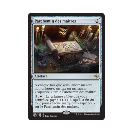 (Foil) Incolore - Parchemin des maîtres (R) [FRF]